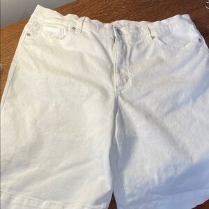 Gloria Vanderbilt White Jean Shorts for Women